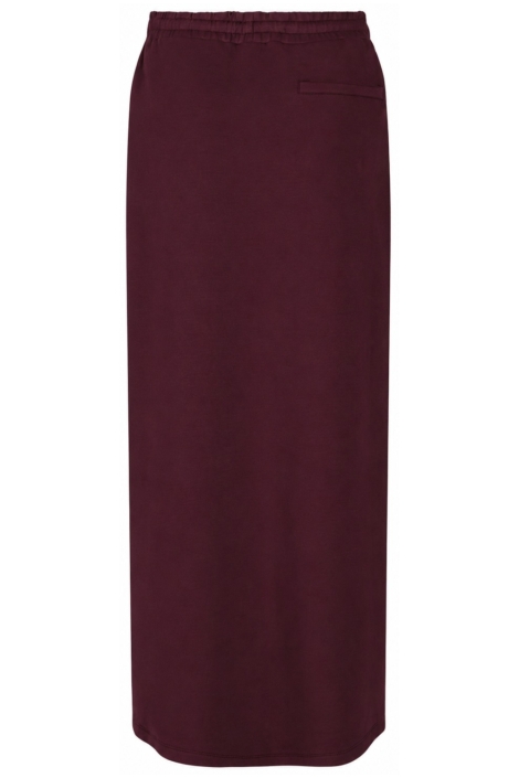 Zoso bordeaux dames rok | Model achteraanzicht