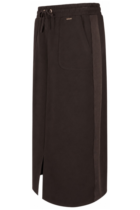 Zoso bruine dames rok | Model zijaanzicht