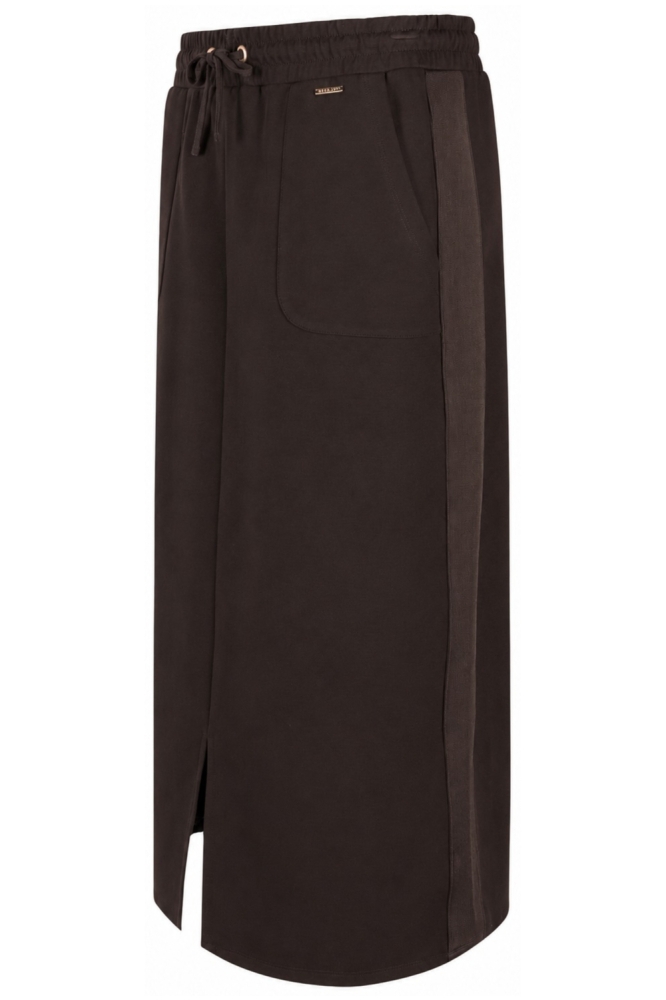 Zoso bruine dames rok | Model zijaanzicht