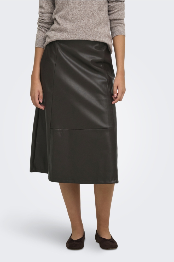Only bruine dames rok | Model