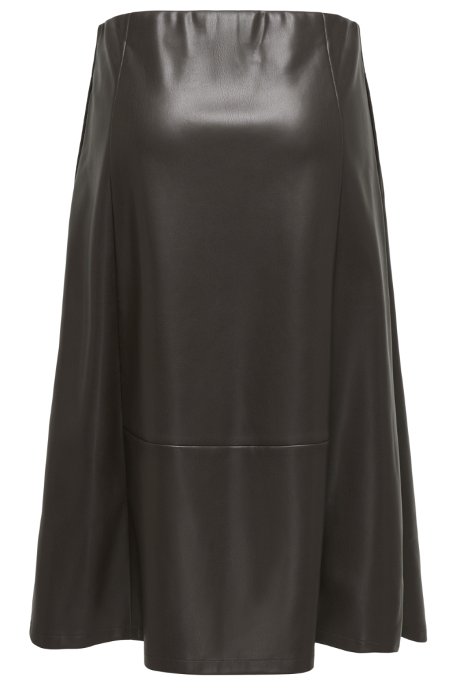 Only bruine dames rok | Achteraanzicht