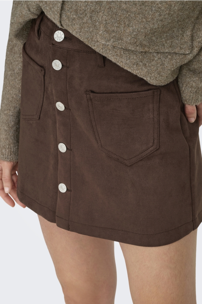 Only bruine dames rok | Close up