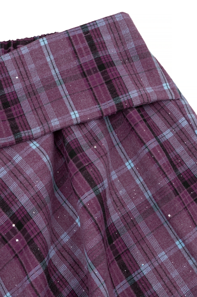 Studio Amaya paarse dames rok | Close up