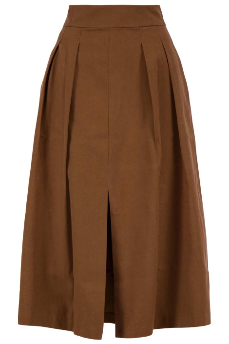 Zusss cognac dames rok | Vooraanzicht