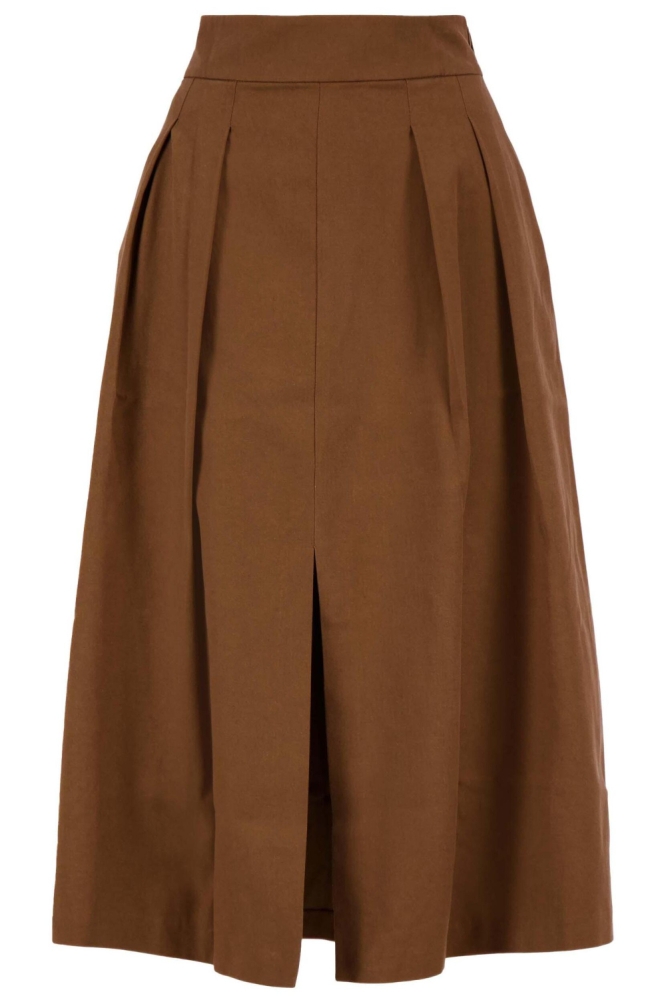 Zusss cognac dames rok | Vooraanzicht