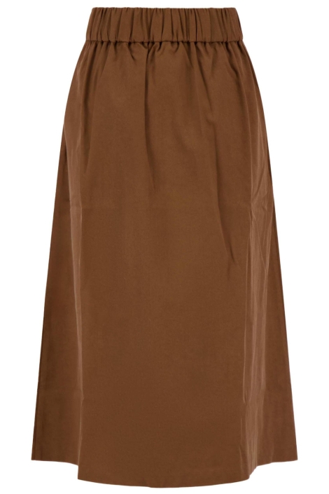 Zusss cognac dames rok | Achteraanzicht