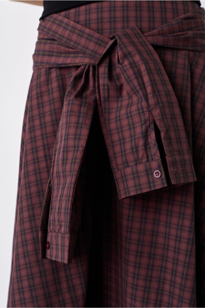 SisterS point bordeaux dames rok | Close up