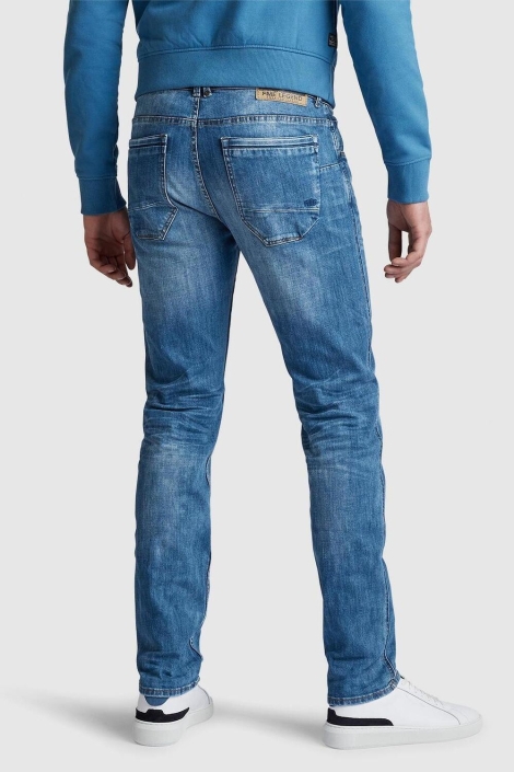 PME legend blauwe heren jeans | Model achteraanzicht
