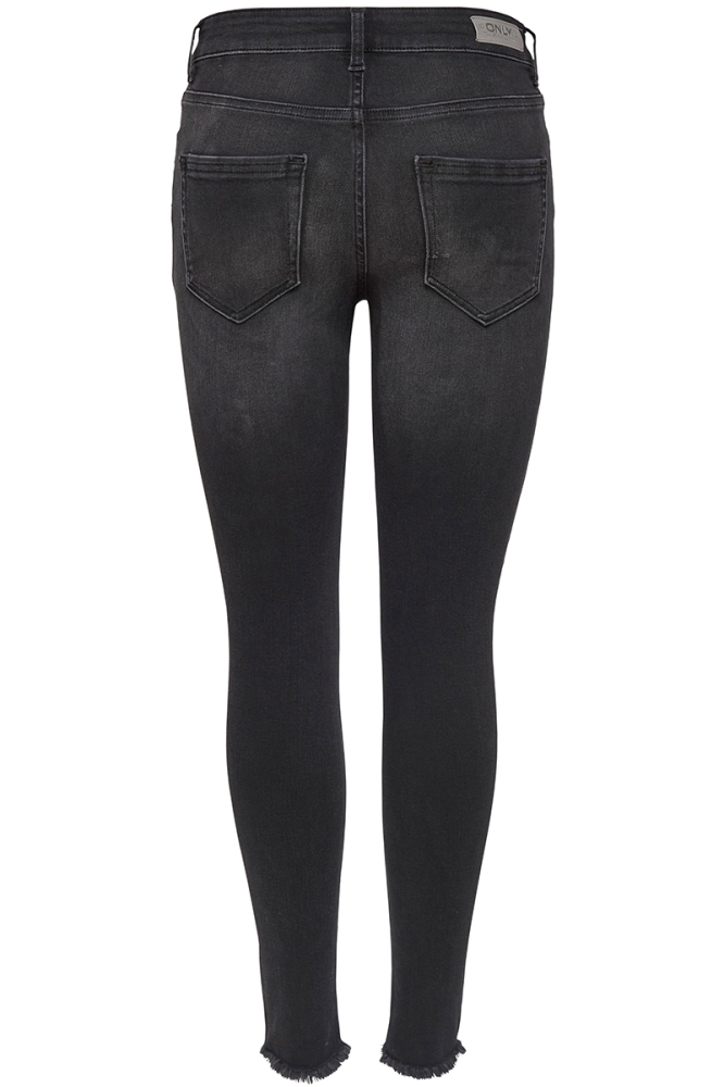 Only zwarte dames jeans | Achteraanzicht
