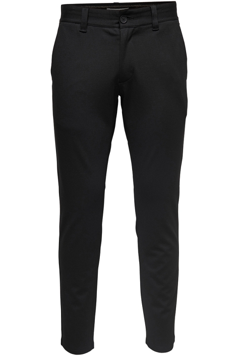 Only & Sons zwarte heren broek | Vooraanzicht