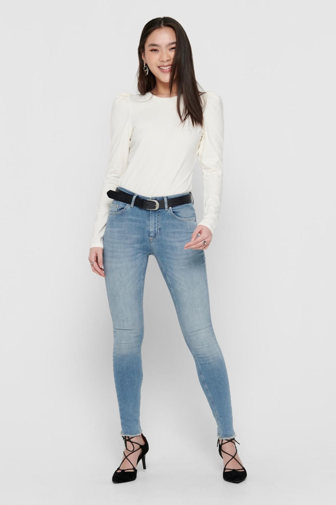 Only blauwe dames jeans | Model