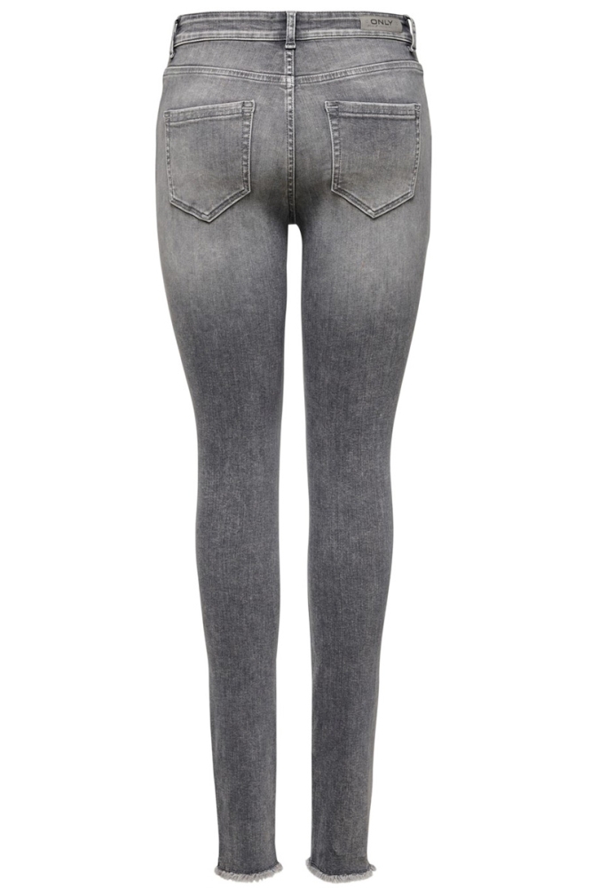 Only grijze dames jeans | Achteraanzicht