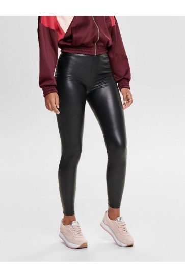 Only ONLCOOL COATED LEGGING NOOS 15187844 Black