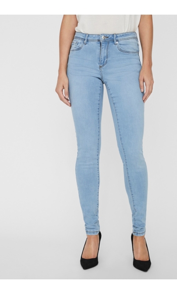 VMTANYA MR S PIPING JEANS VI352 NOO 10225465 LIGHT BLUE DENIM