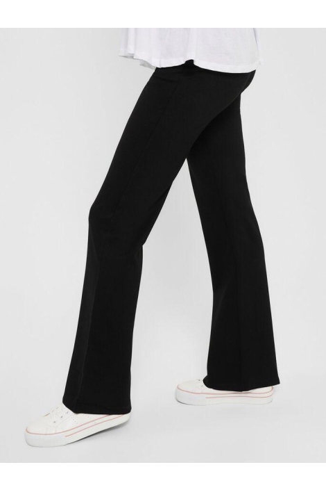 Jacqueline de Yong zwarte dames broek | Model zijaanzicht