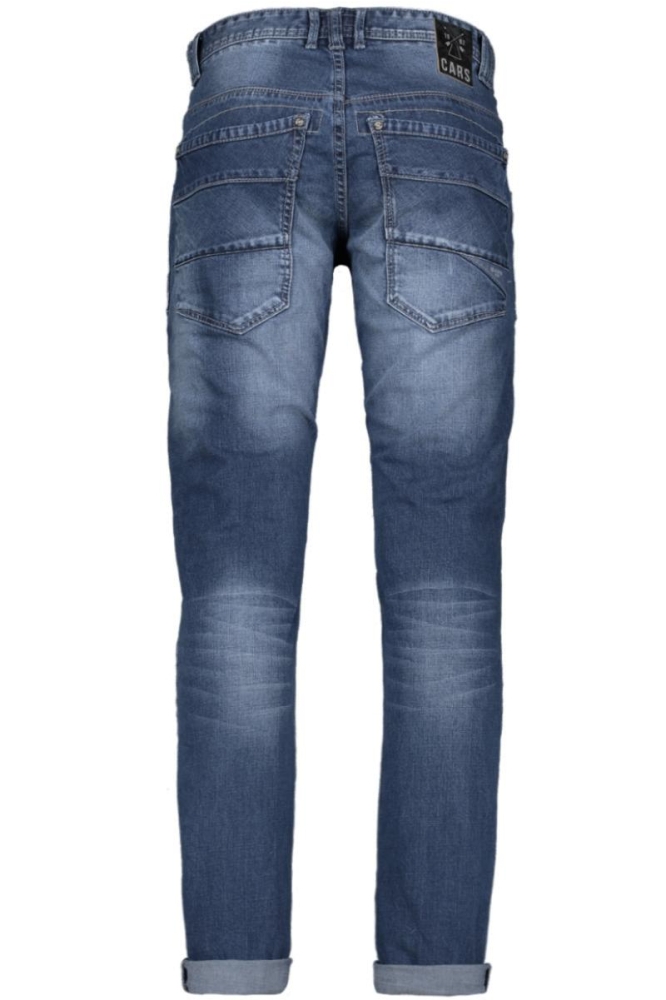 Cars blauwe heren jeans | Achteraanzicht