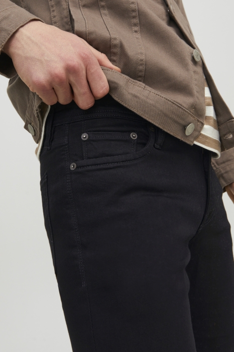 Jack & Jones zwarte heren jeans | Close up