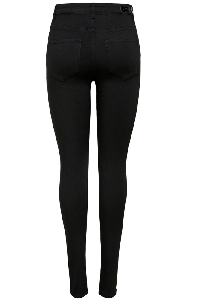 Only zwarte dames jeans | Achteraanzicht