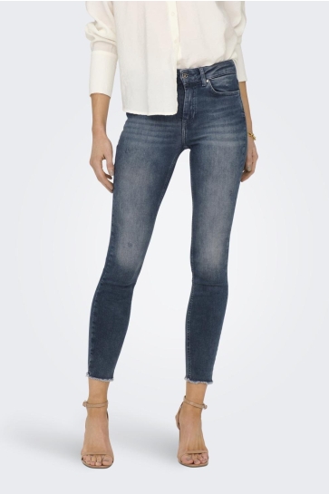 Only Jeans ONLBLUSH LIFE MID SK ANK RW REA422 15216970 Special Blue Grey Denim