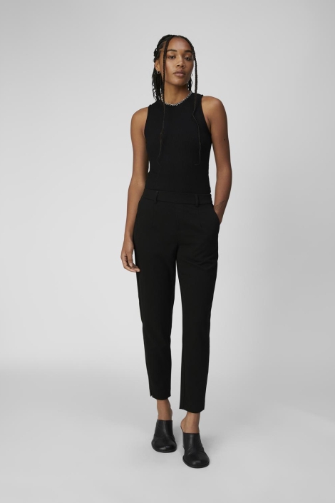 Object zwarte dames broek | Model