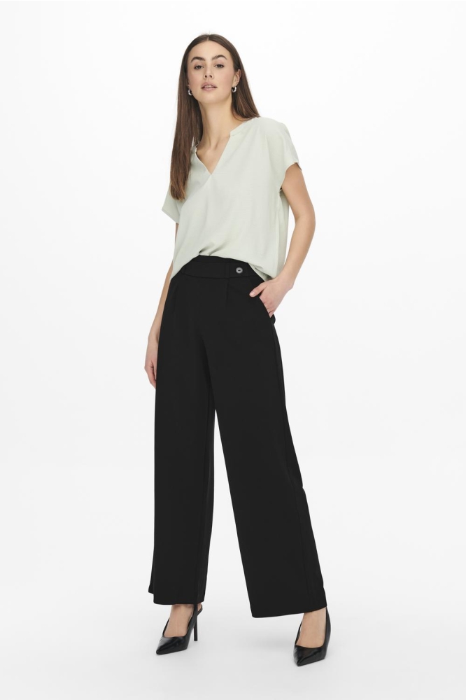 Jacqueline de Yong zwarte dames broek | Model