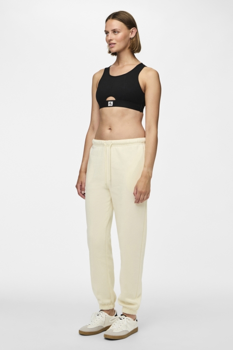 Pieces witte dames broek | Model