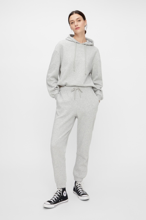 Pieces grijze dames broek | Model