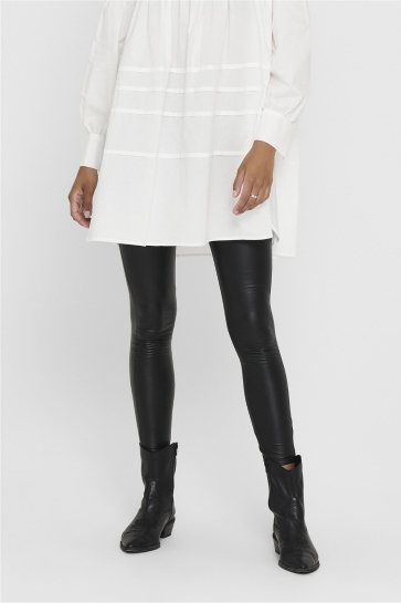 Jacqueline de Yong Broek JDYSTINE PU LEGGINGS JRS 15216595 Black