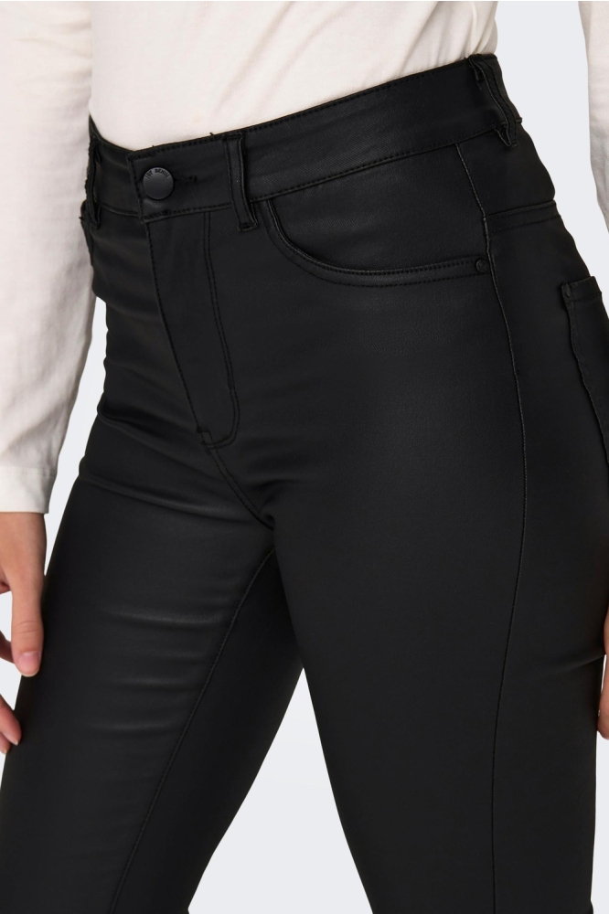 Jacqueline de Yong zwarte dames broek | Close up