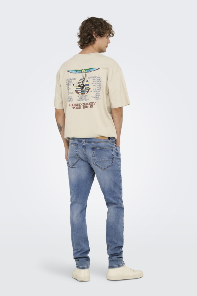 Only & Sons blauwe heren jeans | Model