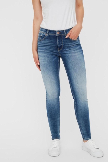 Vero Moda Jeans VMLUX MR SLIM JEANS RI310 GA NOOS 10227600 Medium Blue Denim