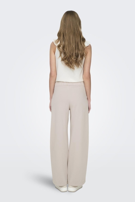 Jacqueline de Yong beige dames broek | Model achteraanzicht