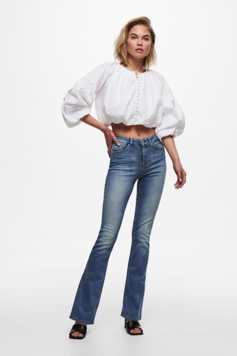 Only blauwe dames jeans | Model