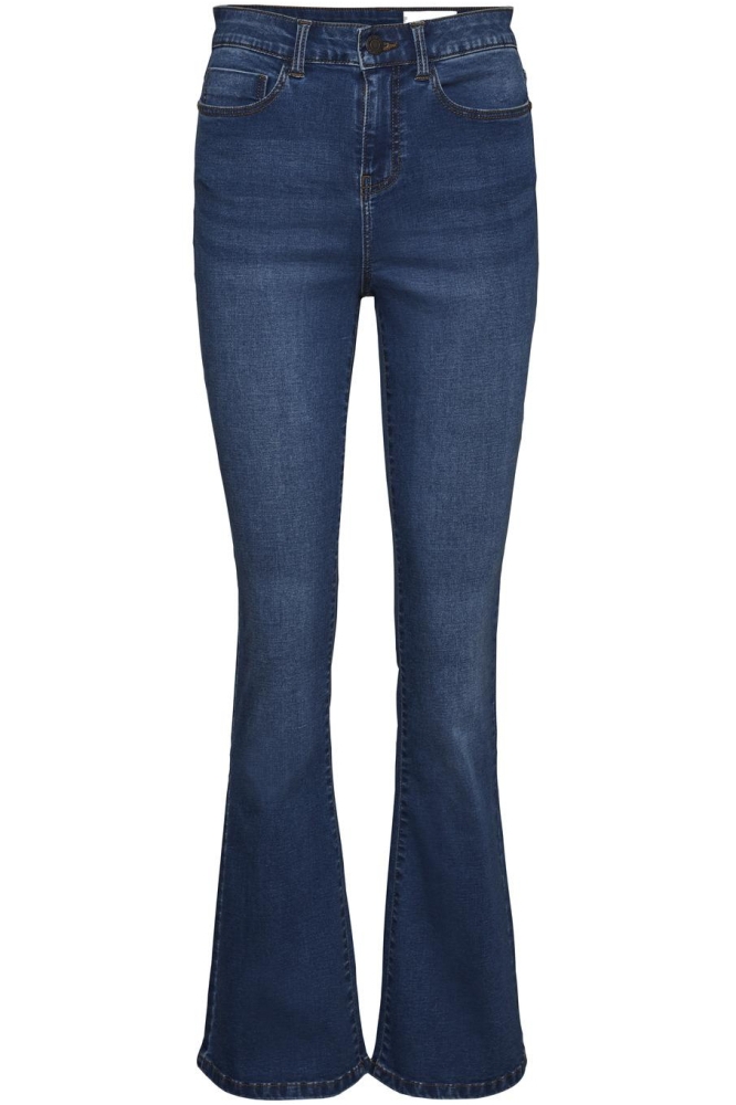 Noisy may blauwe dames jeans | Vooraanzicht