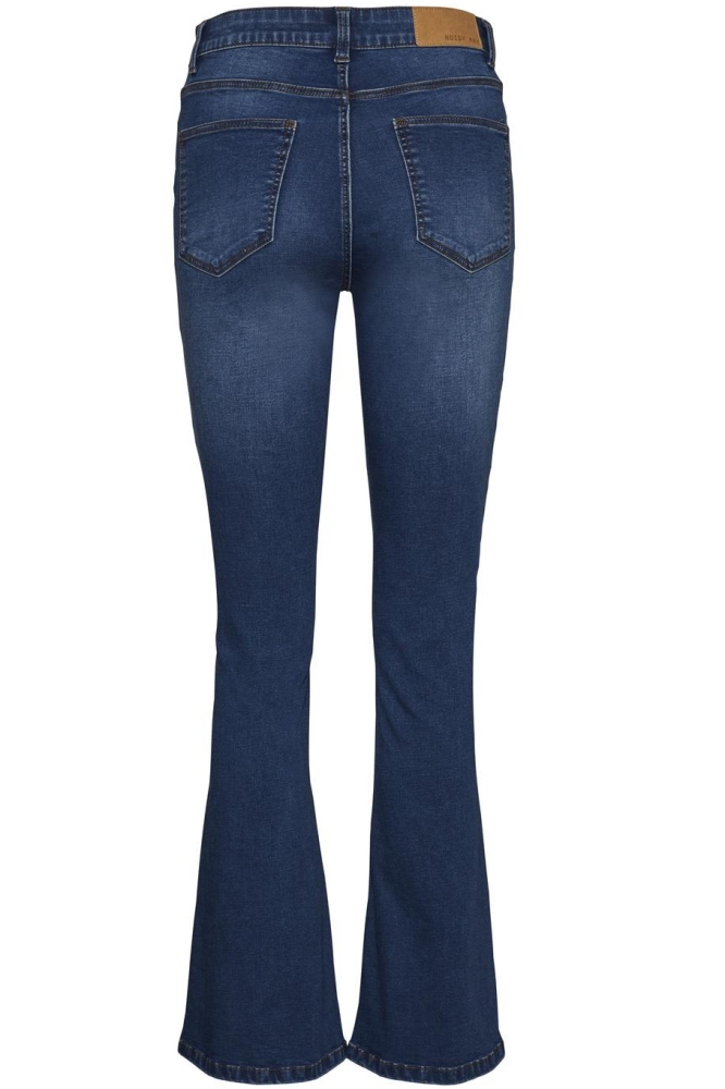 Noisy may blauwe dames jeans | Achteraanzicht