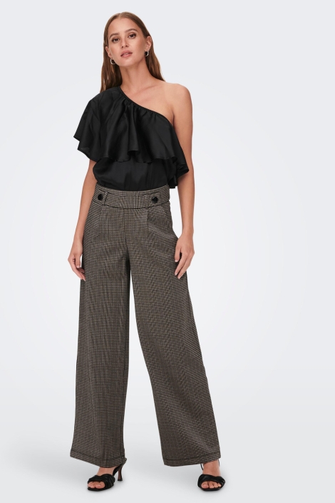 Jacqueline de Yong zwarte dames broek | Model