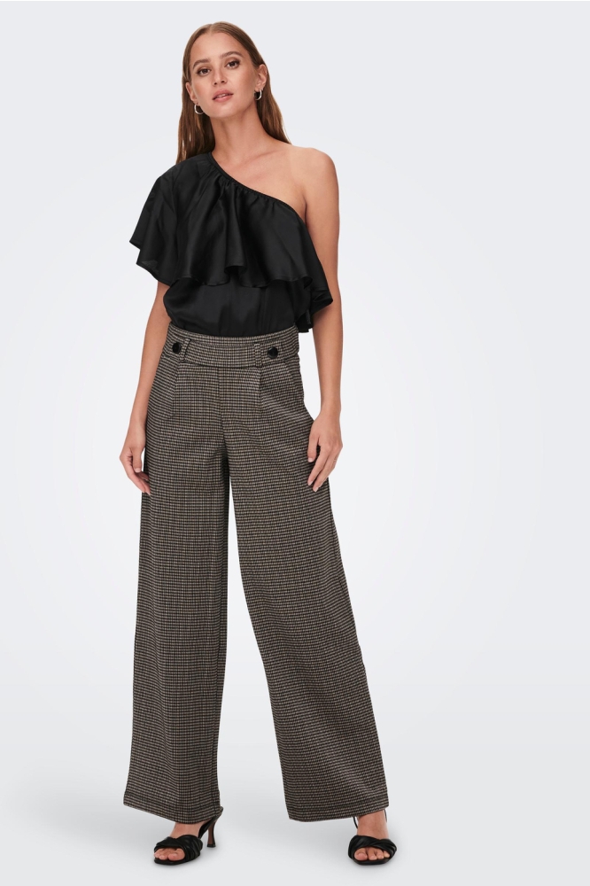 Jacqueline de Yong zwarte dames broek | Model