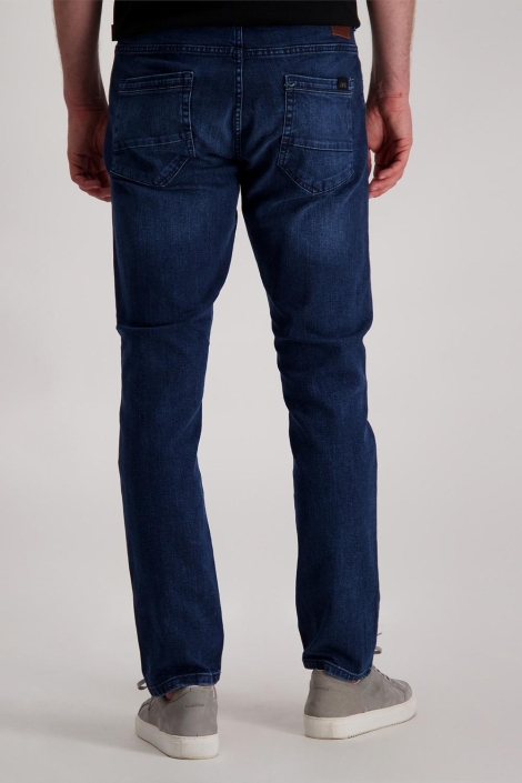 Cars blauwe heren jeans | Model achteraanzicht