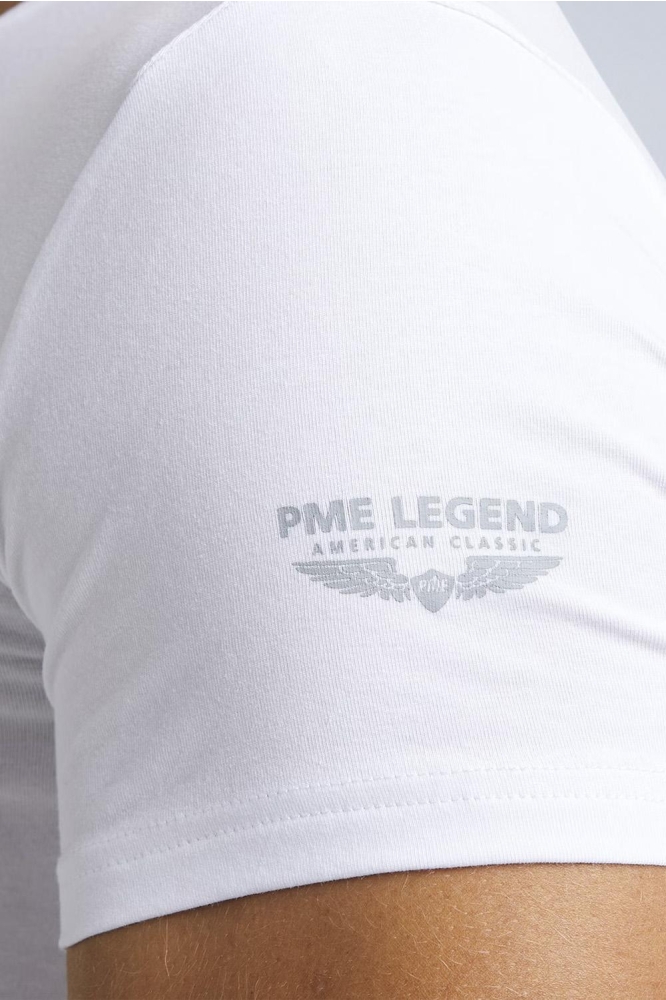 PME legend witte heren t-shirt | Close up