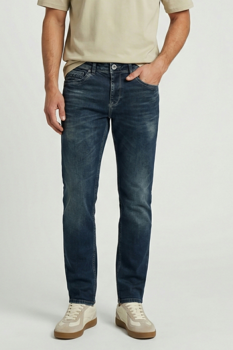 Cars blauwe heren jeans | Model vooraanzicht