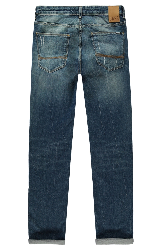 Cars blauwe heren jeans | Achteraanzicht
