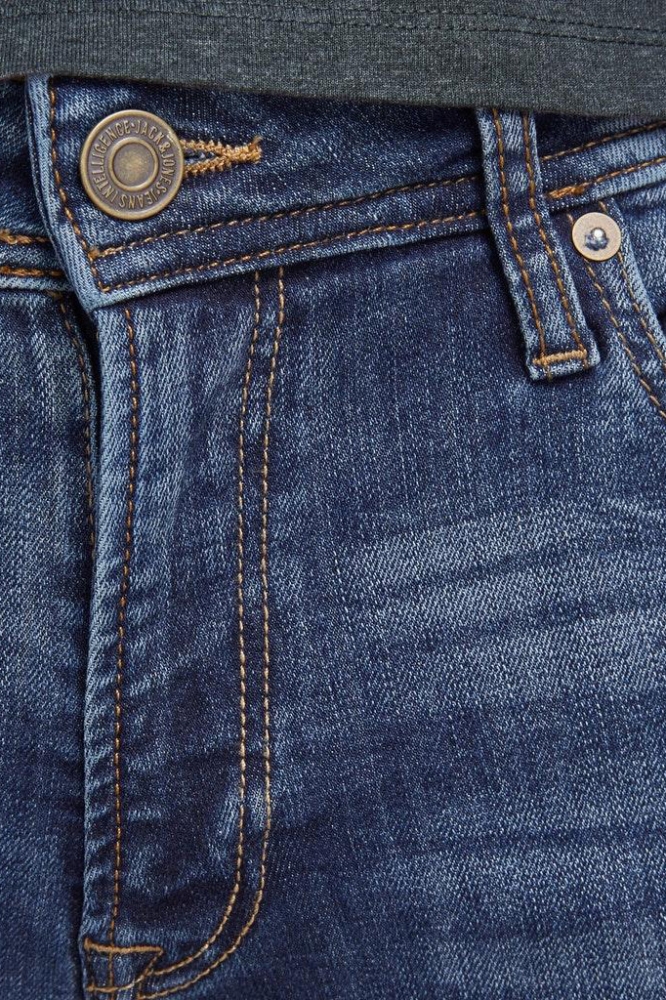 Jack & Jones blauwe heren jeans | Close up