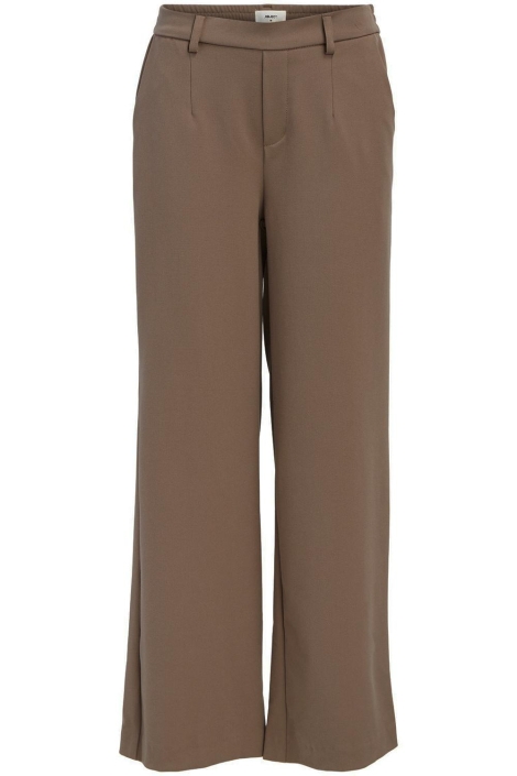 Object taupe dames broek | Vooraanzicht