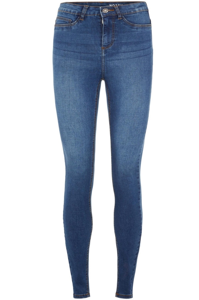 Noisy may blauwe dames jeans | Vooraanzicht