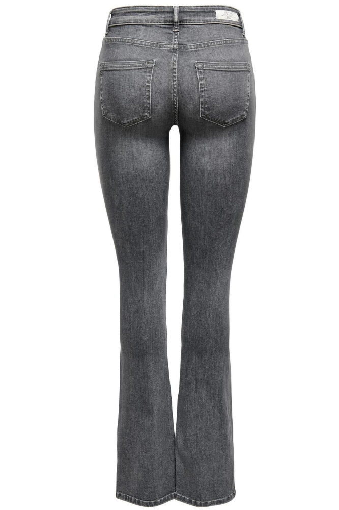 Only grijze dames jeans | Achteraanzicht