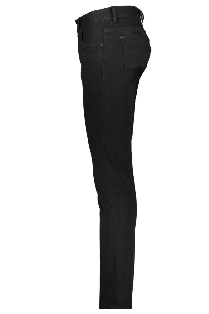Vanguard zwarte heren jeans | Zijaanzicht