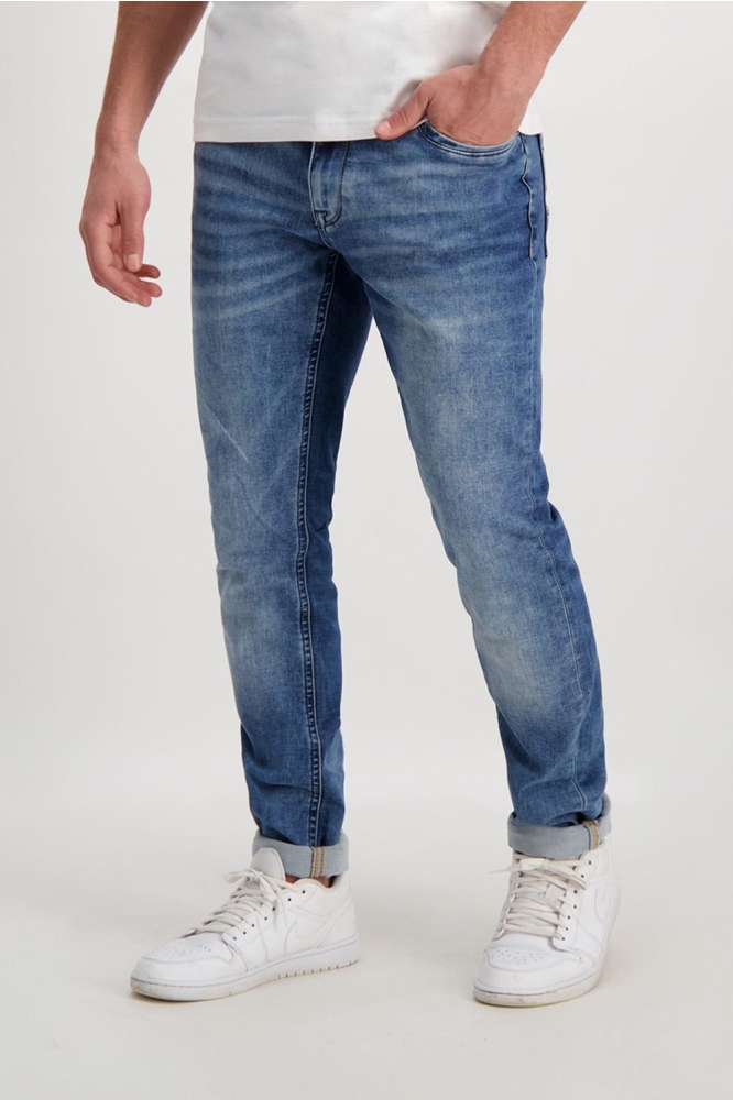 Cars blauwe heren jeans | Model vooraanzicht