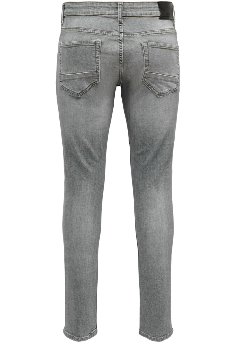 Only & Sons grijze heren jeans | Achteraanzicht