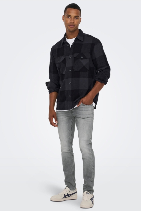 Only & Sons grijze heren jeans | Model