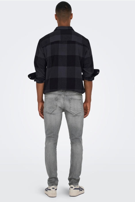 Only & Sons grijze heren jeans | Model